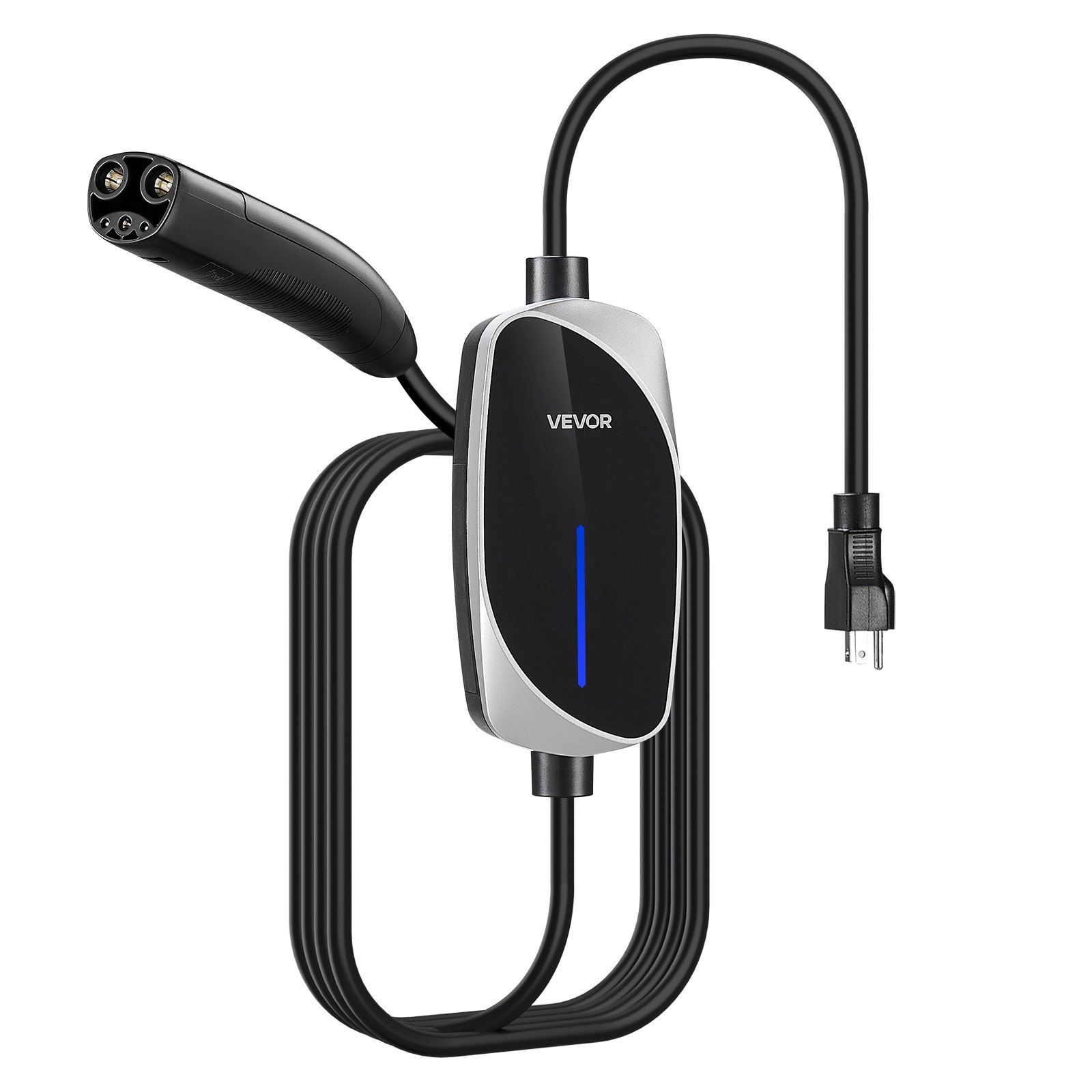 Chargeur VE niveau 1/2 Tesla 16A 25pi 240V