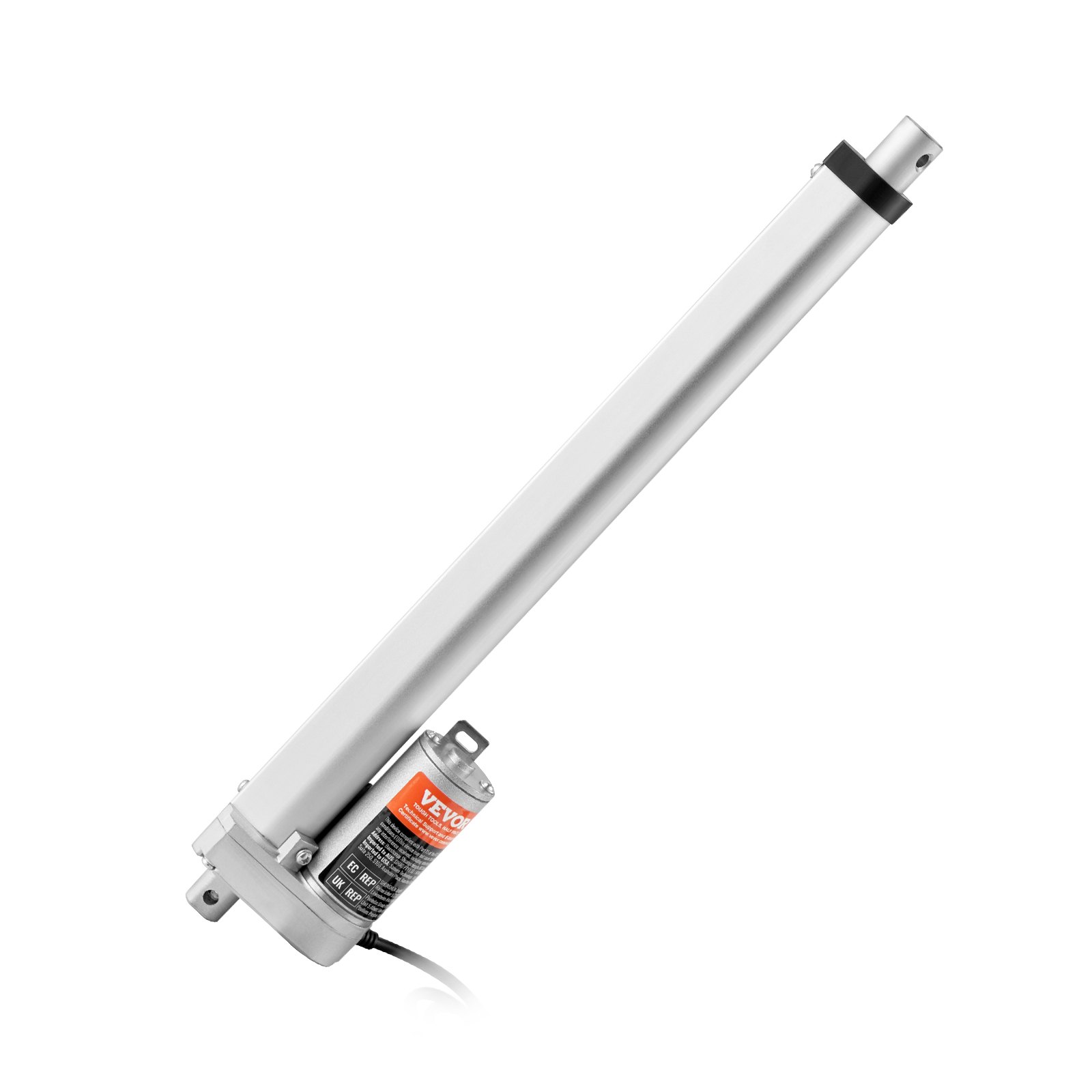 Actionneur linéaire 12V 12" 0,55'/s haute vitesse 220lbs/1000N IP54