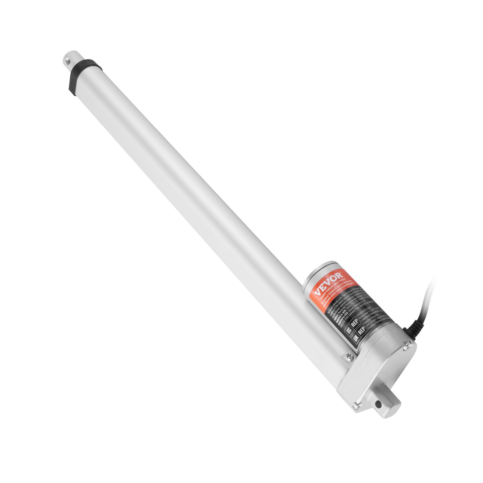 Actionneur linéaire 12V 16'' 330 lbs/1500N 0.19'/s IP54