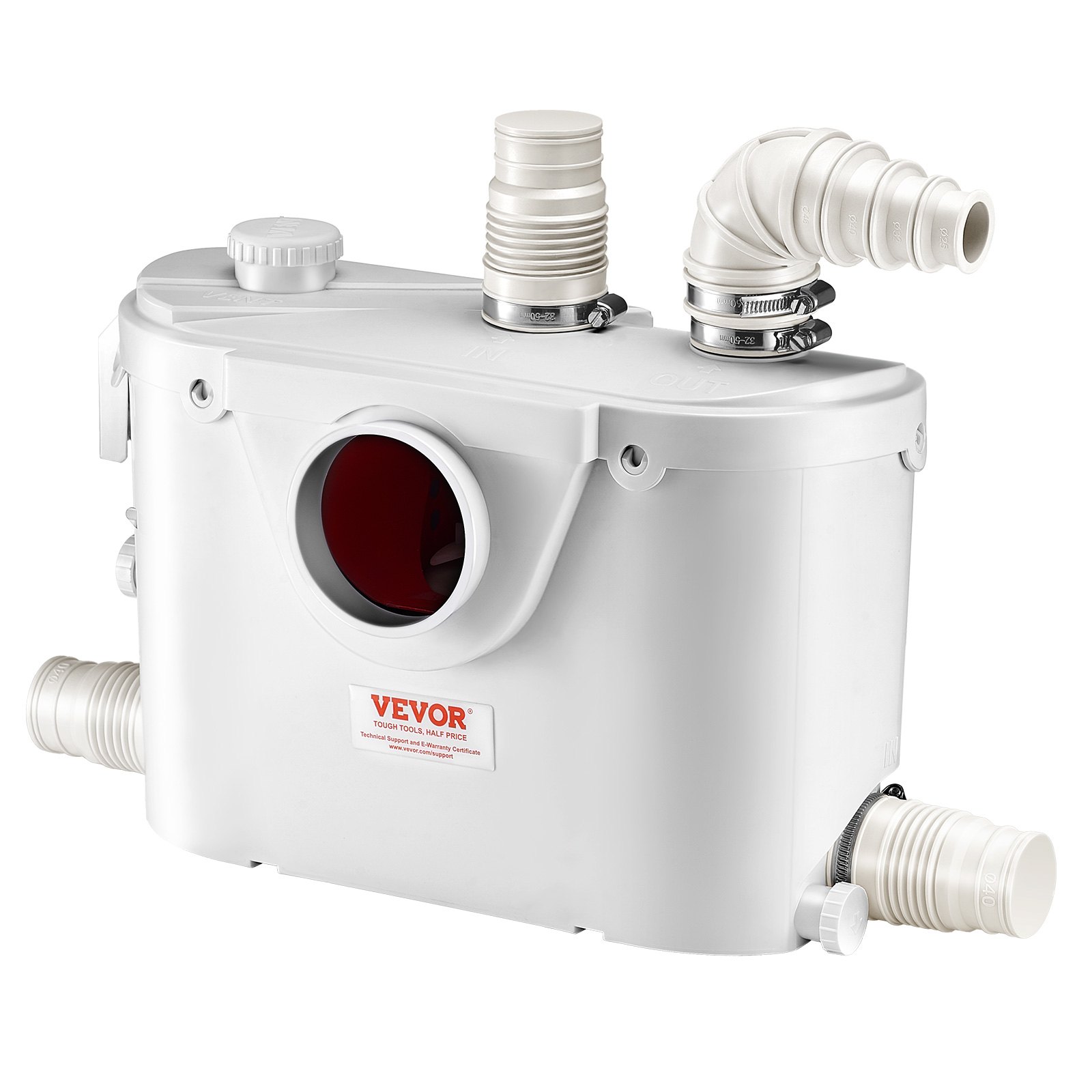 Pompe broyeur 500W 29 GPM pour toilette sous-sol