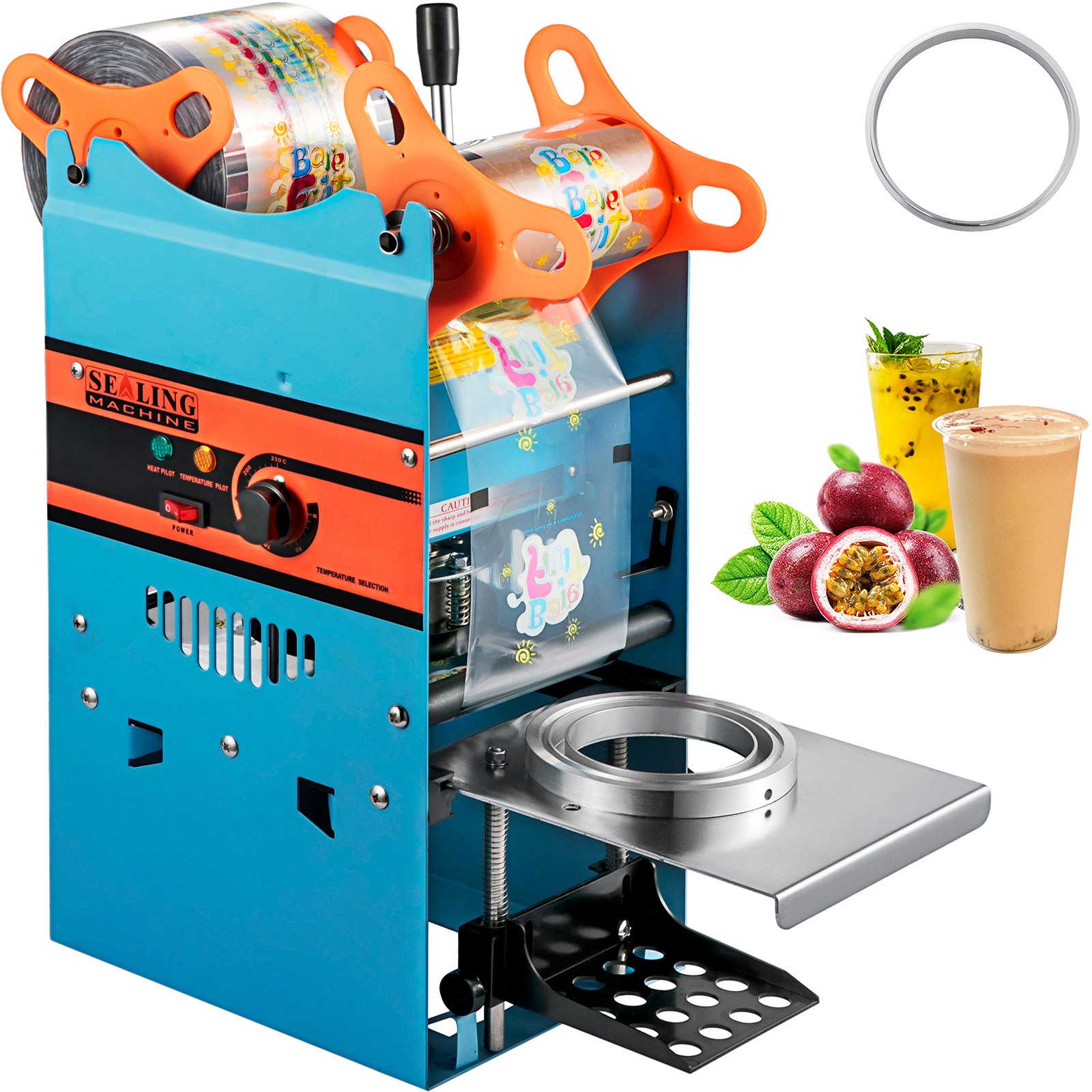 Scelleur tasses thé manuel 300-500 tasses/h
