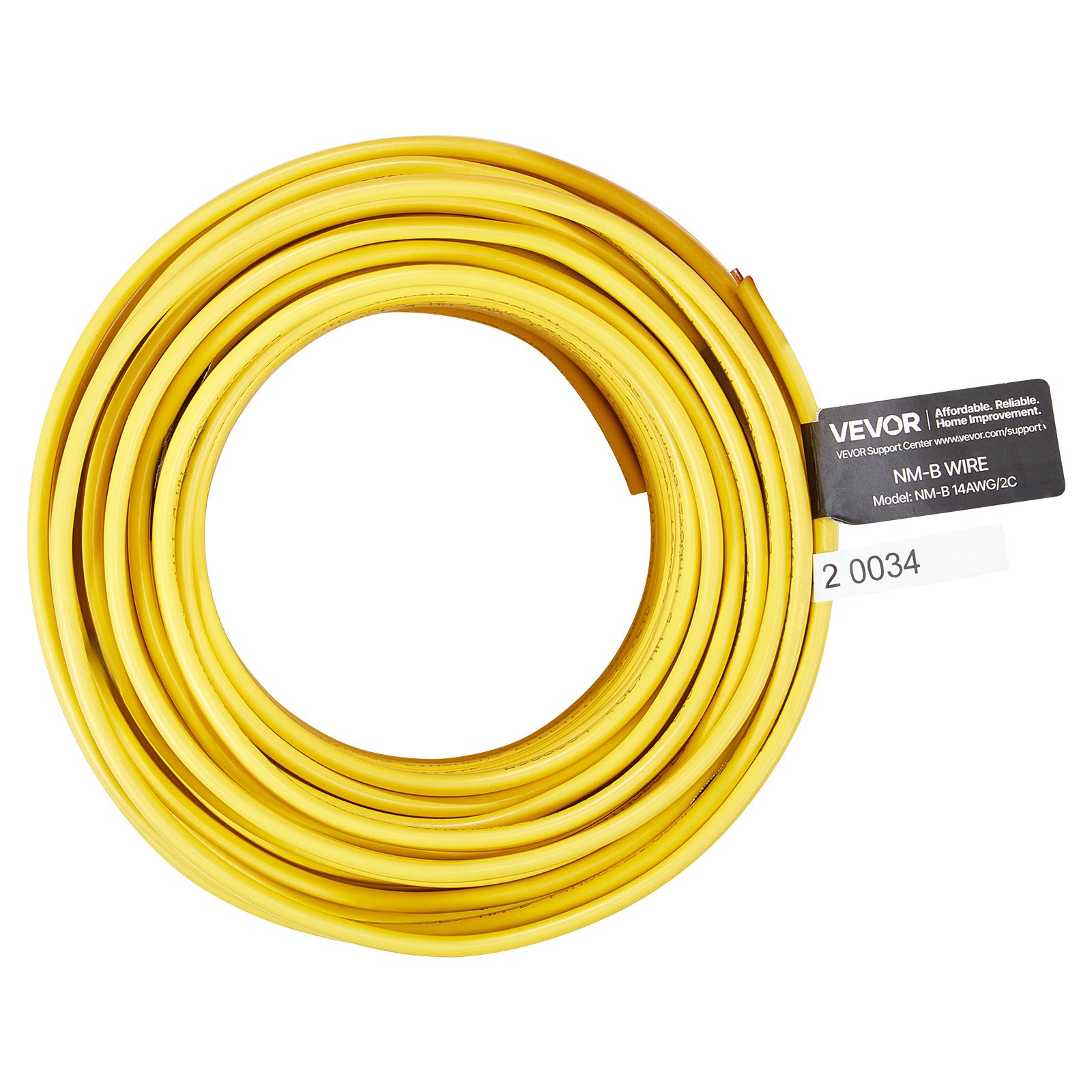 Câble NM-B 14AWG/2C cuivre 100 pi, avec mise à terre