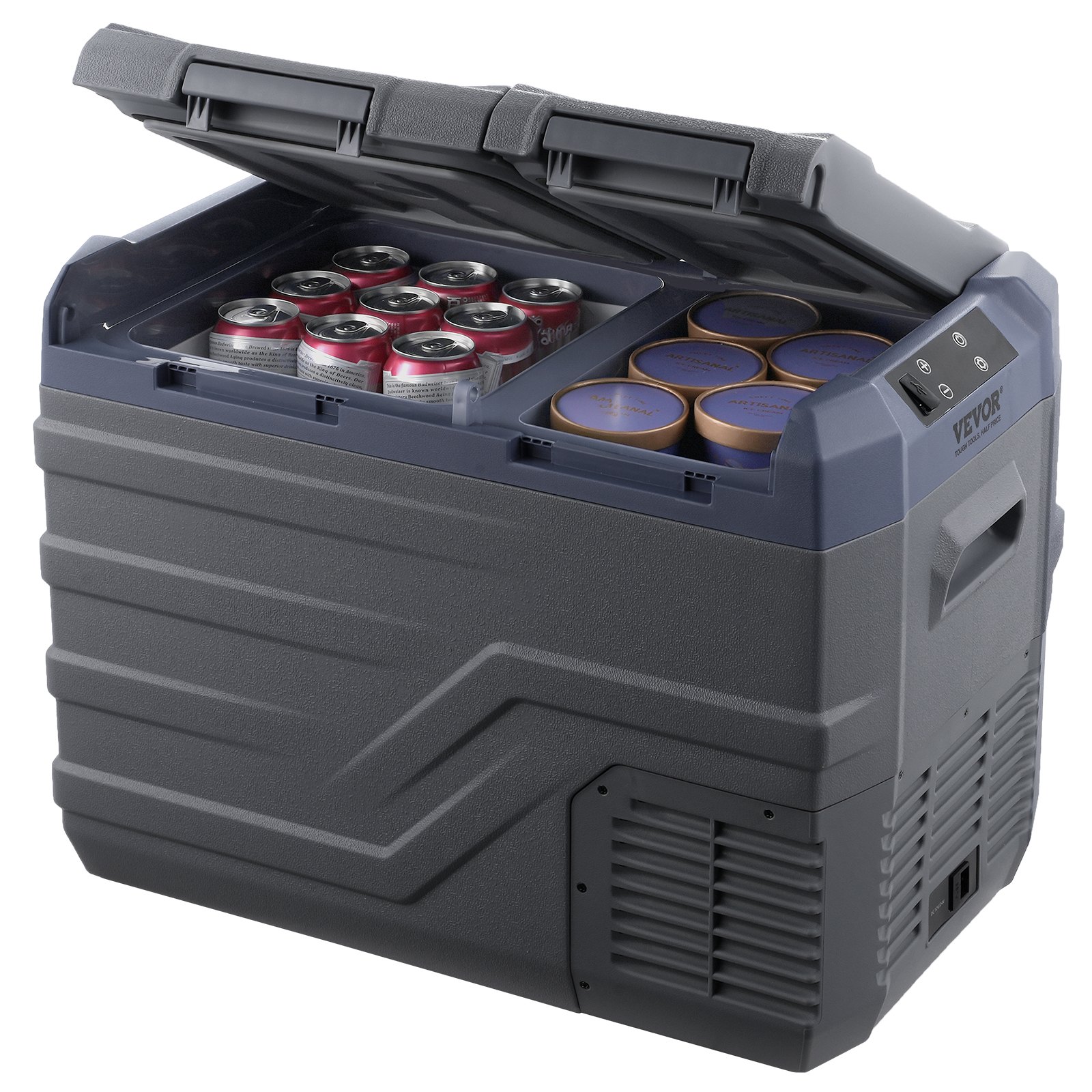 Réfrigérateur portable 32L compresseur, zone double auto/maison
