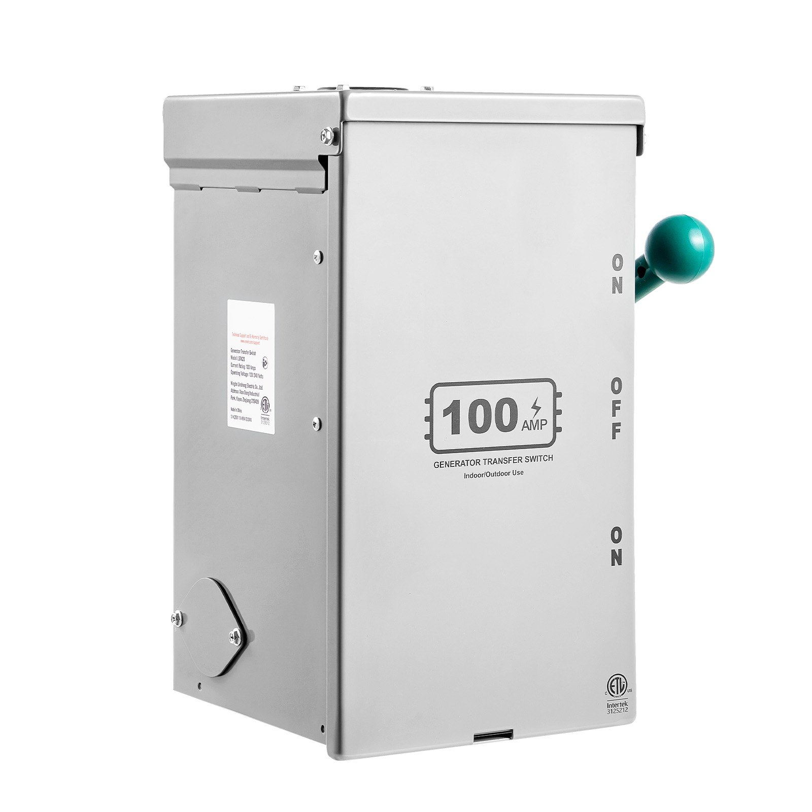 Interrupteur transfert 100A 24000W 120/240V