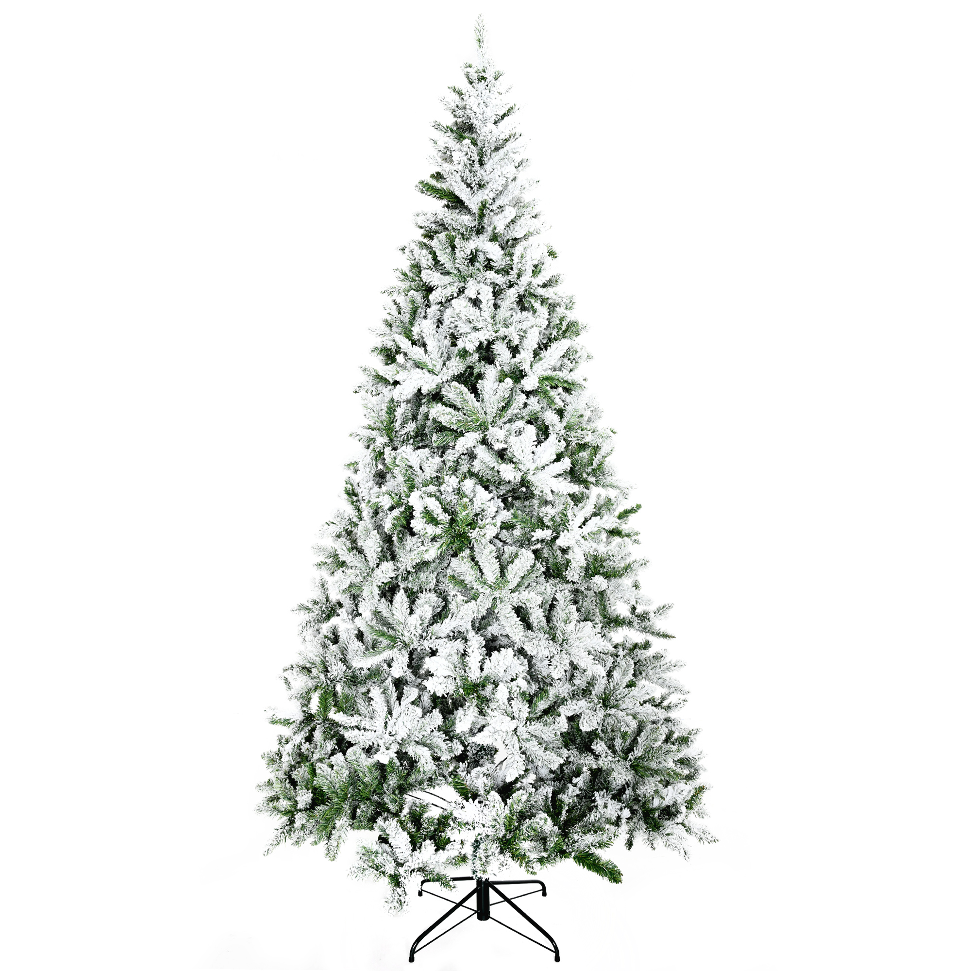 HOMCOM Sapin Noël 9pi artificiel, branches réalistes