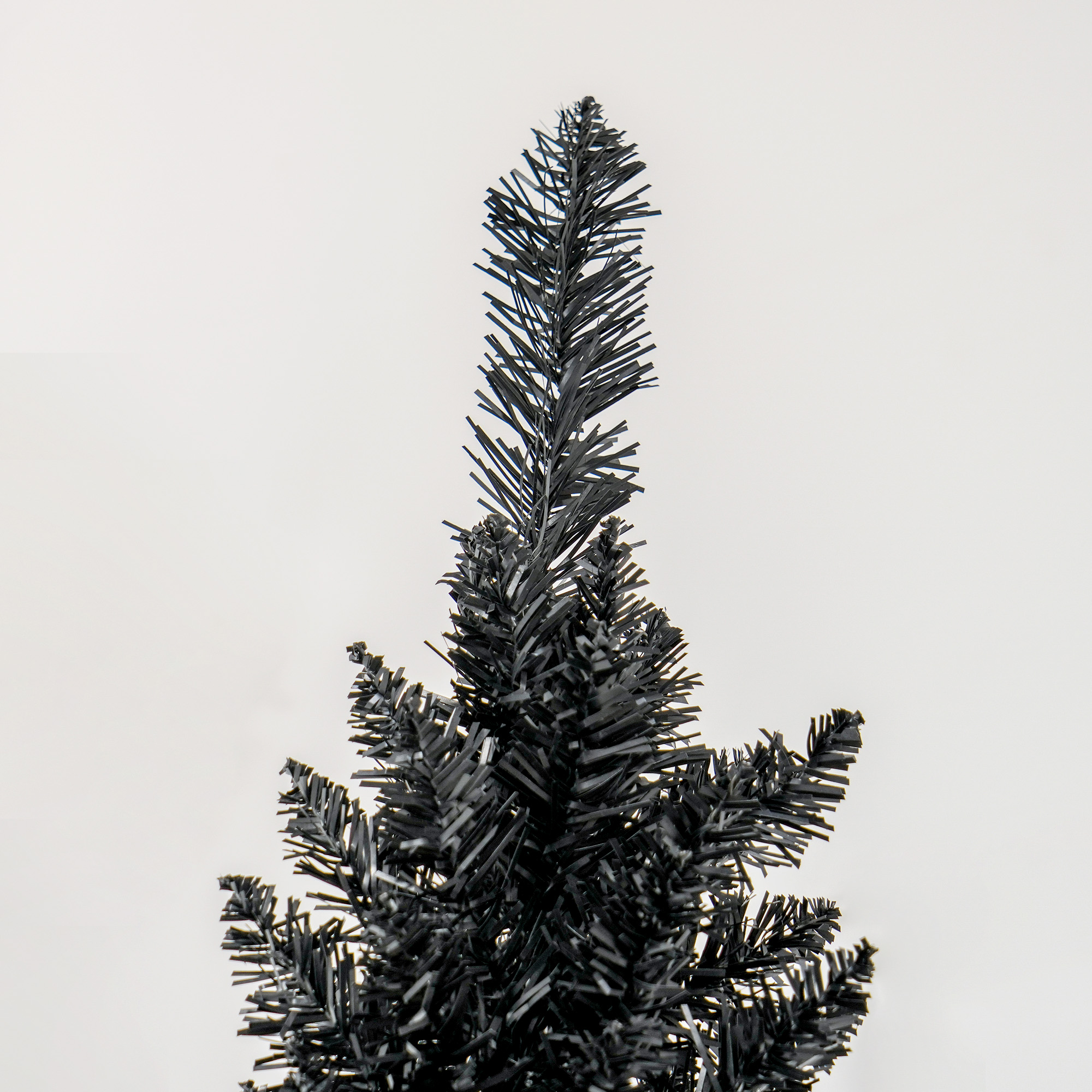 HOMCOM Sapin Noël artificiel 8', 618 branches, noir