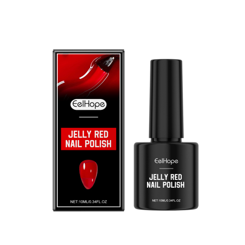 Eelhope Vernis Gel Gelée Rouge - Séchage rapide et brillant