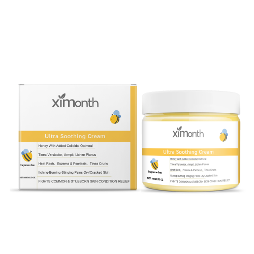 Ximonth Crème réparatrice miel, hydrate la peau sèche