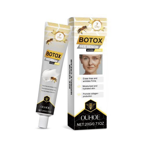 OUHOE Crème Raffermissante Venin d'Abeille, Hydratante et Illuminante