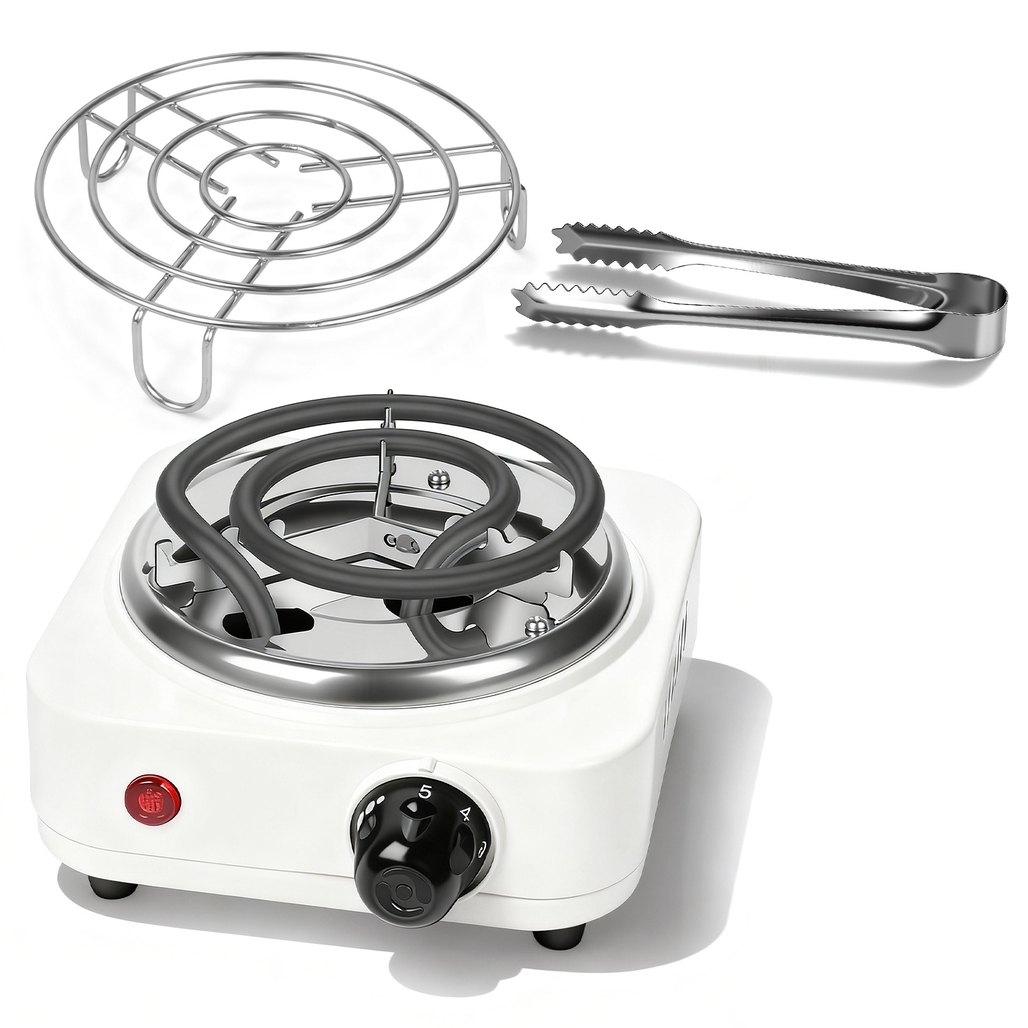 Brûleur à charbon électrique 500W pour chicha avec 5 vitesses