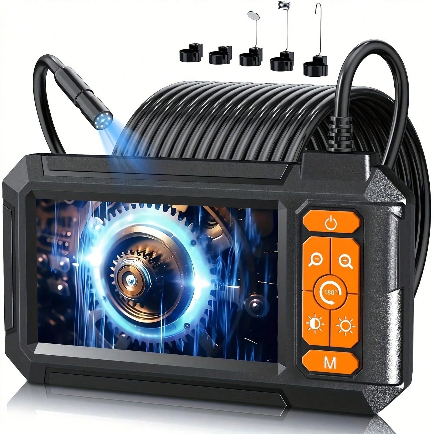 Caméra inspection endoscope 4.3" 8mm IP67