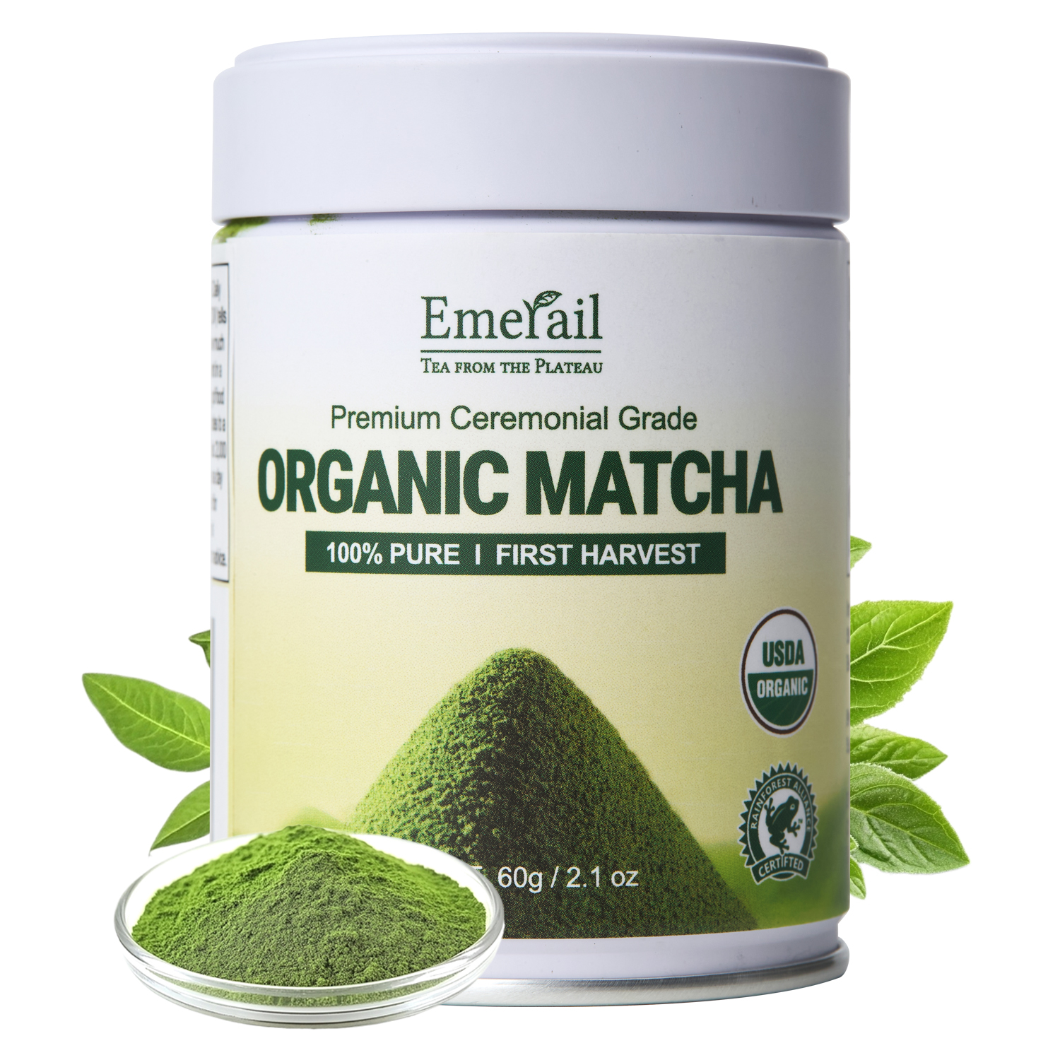 Matcha Ceremonial Bio Poudre Thé Vert 60g
