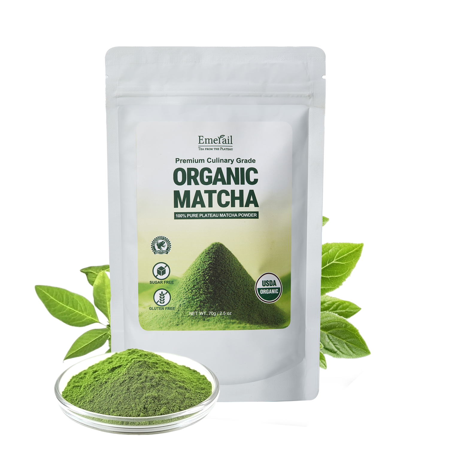 Matcha Emerail poudre thé vert bio 70g culinaire