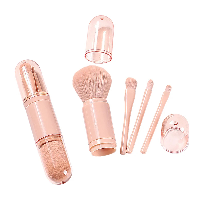 Ensemble Pinceaux Maquillage 4 En 1 Portable