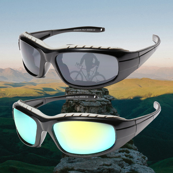 2 Paires lunettes moto cycliste protection soleil sport