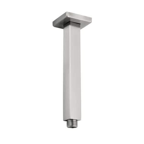 Bras douche bride 1/2 NPT filets coniques plafond