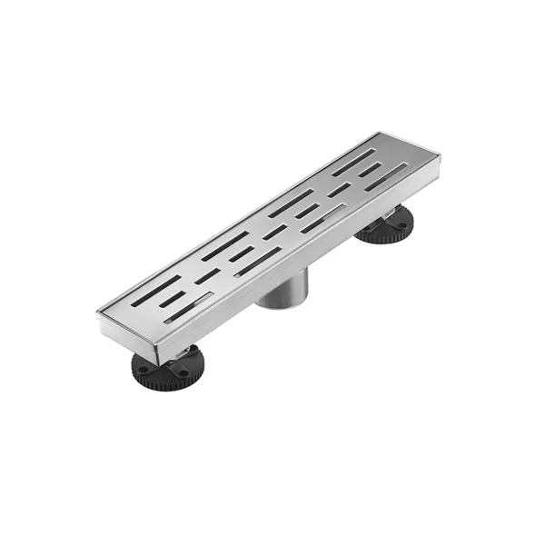 Drain linéaire douche 12'' acier inox 304 grille brique