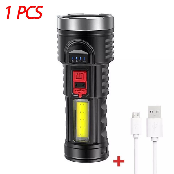 Lampe LED USB rechargeable 4 modes camping randonnée TK TMEU