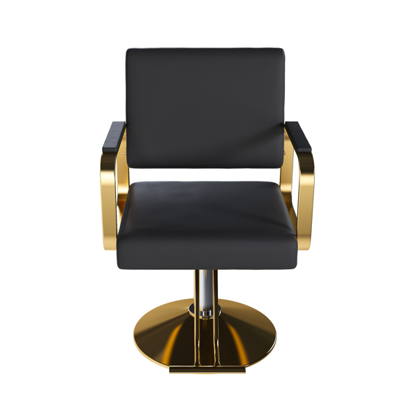 Fauteuil coiffeur hydraulique 360°, équipement pro