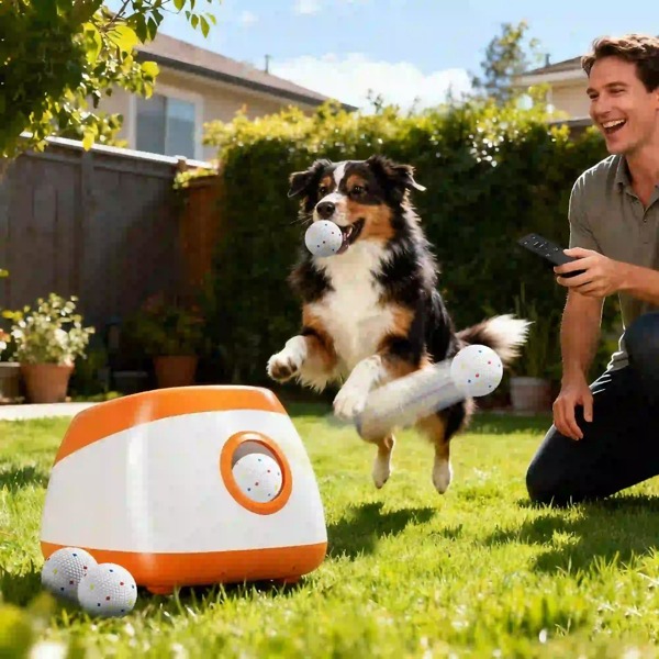 Lanceur de balles automatique pour chiens