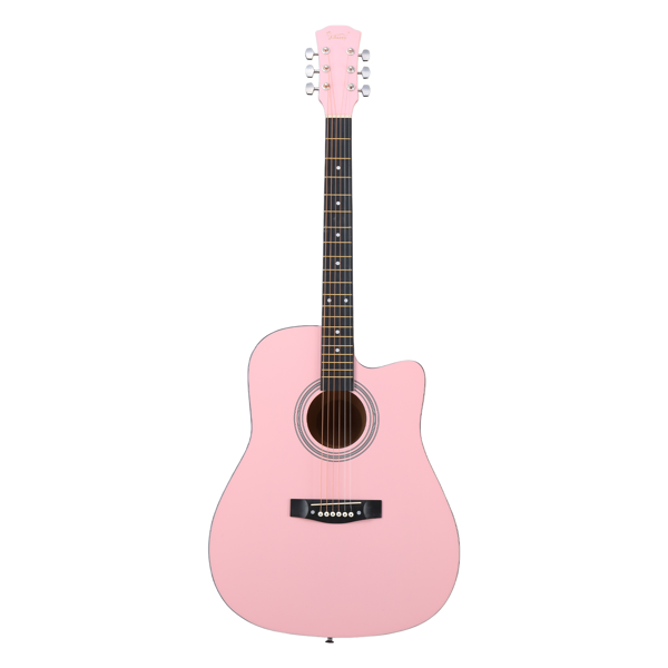 Guitare Acoustique 41po Rose Cutaway + Accessoires