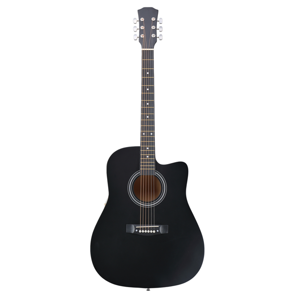 Guitare acoustique cutaway 41" noir mat M118