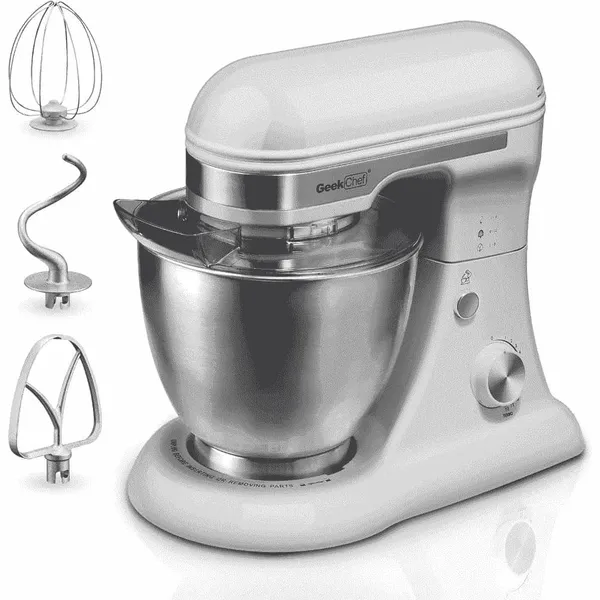 Geek Chef Mélangeur 4,8QT 12 vitesses gris