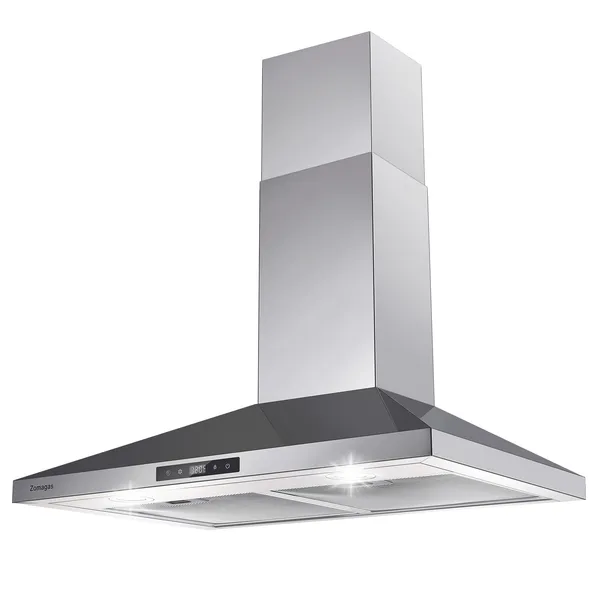 Hotte cuisinière 30 po murale 450 CFM acier inox