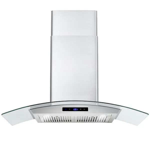 Hotte murale 30" 700CFM verre teinté commande tactile DEL