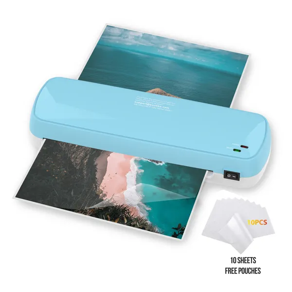 Laminateur A4 A5 A6 10 feuilles chauffage rapide bureau