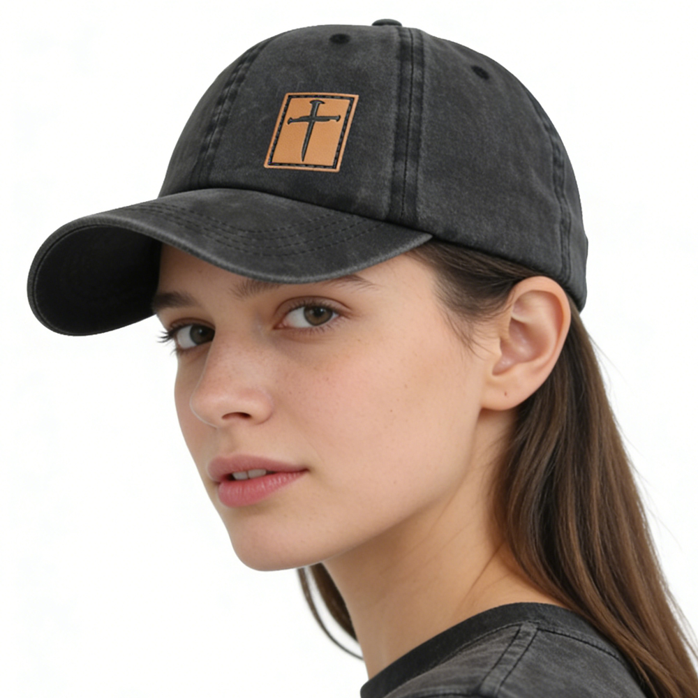Casquette Jésus Cuir Homme Femme