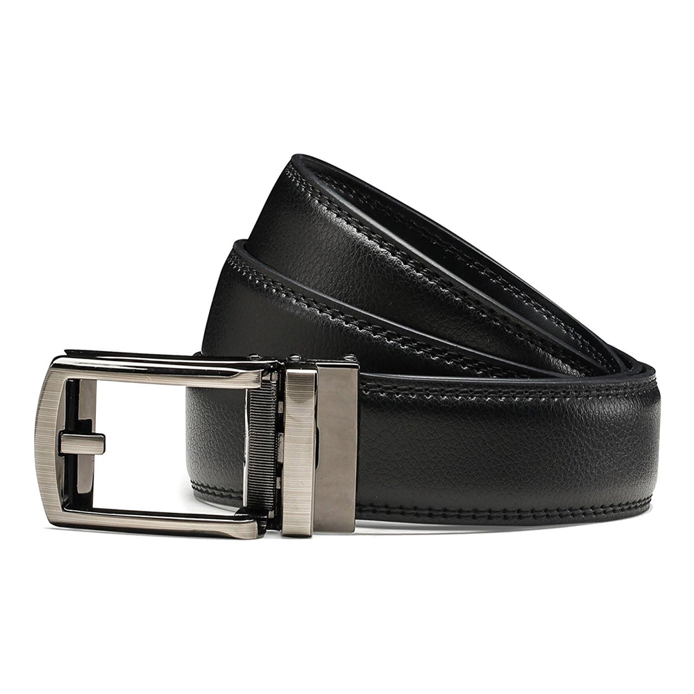 Ceinture à cliquet avec fermeture à pression ajustable