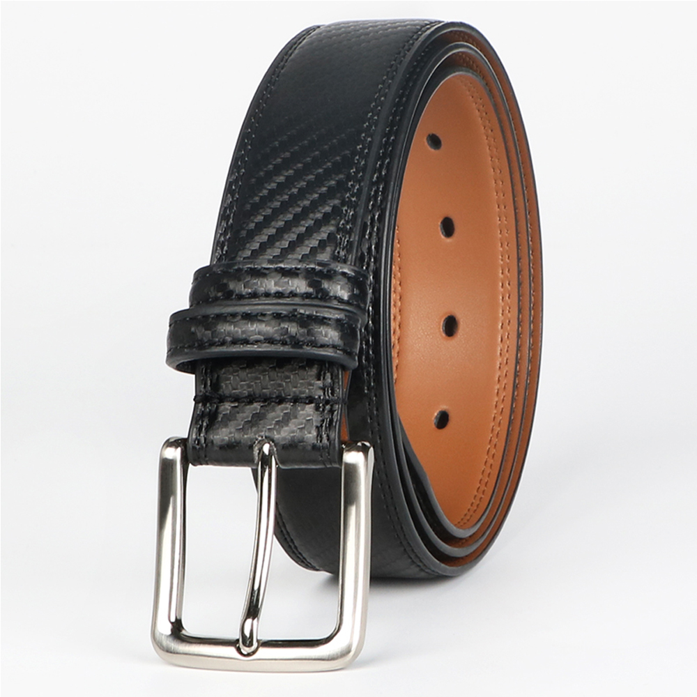 Ceinture cuir véritable affaires homme/garçon boucle pivotante