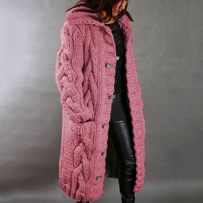 Cardigan grand format pull-manteau femme européen américain