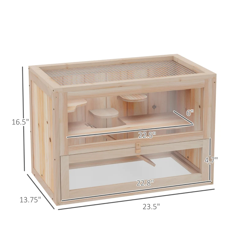 Cage hamster extra-large 45 pouces