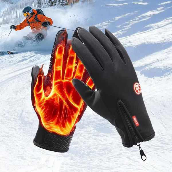 Gants hiver thermique imperméable, cyclisme/moto