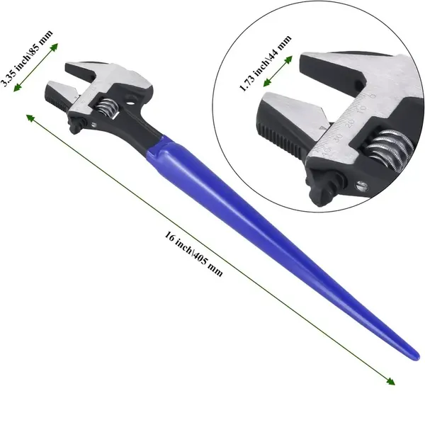 Clé à fourche ajustable 4-en-1 alliage titane