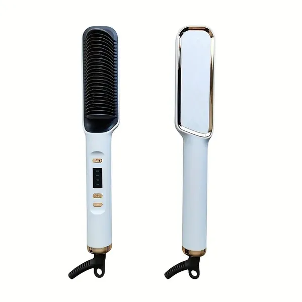 Brosse lissante cheveux ionique céramique 30 températures écran LED