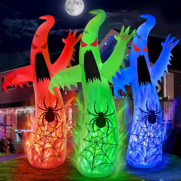 Décoration Halloween fantôme gonflable 12ft