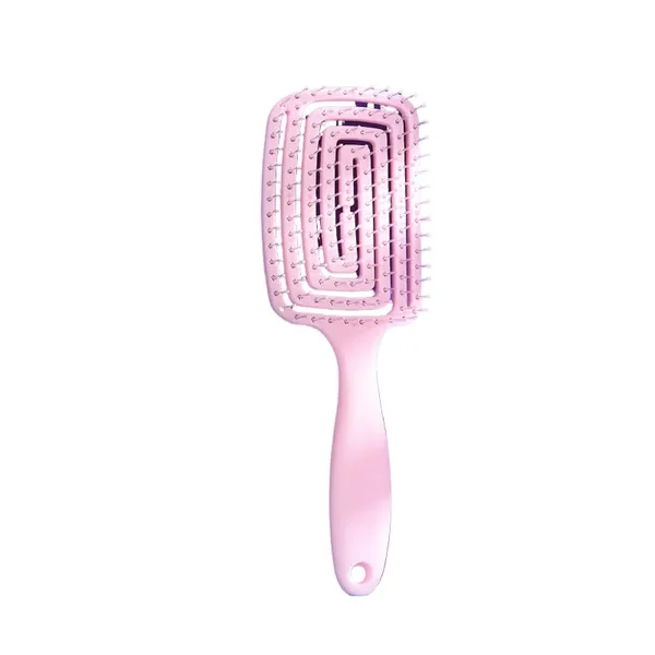 Brosse cheveux boucles violette anti-arrachage femme-homme