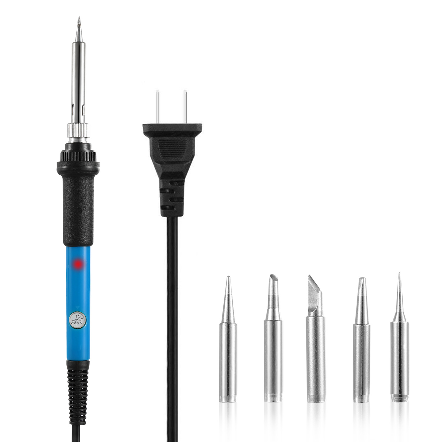 Fer à souder 110V 60W température ajustable 5 embouts