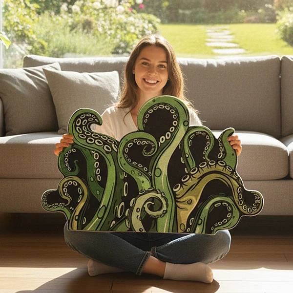 Tapis bain Cthulhu 27x18po non glissant