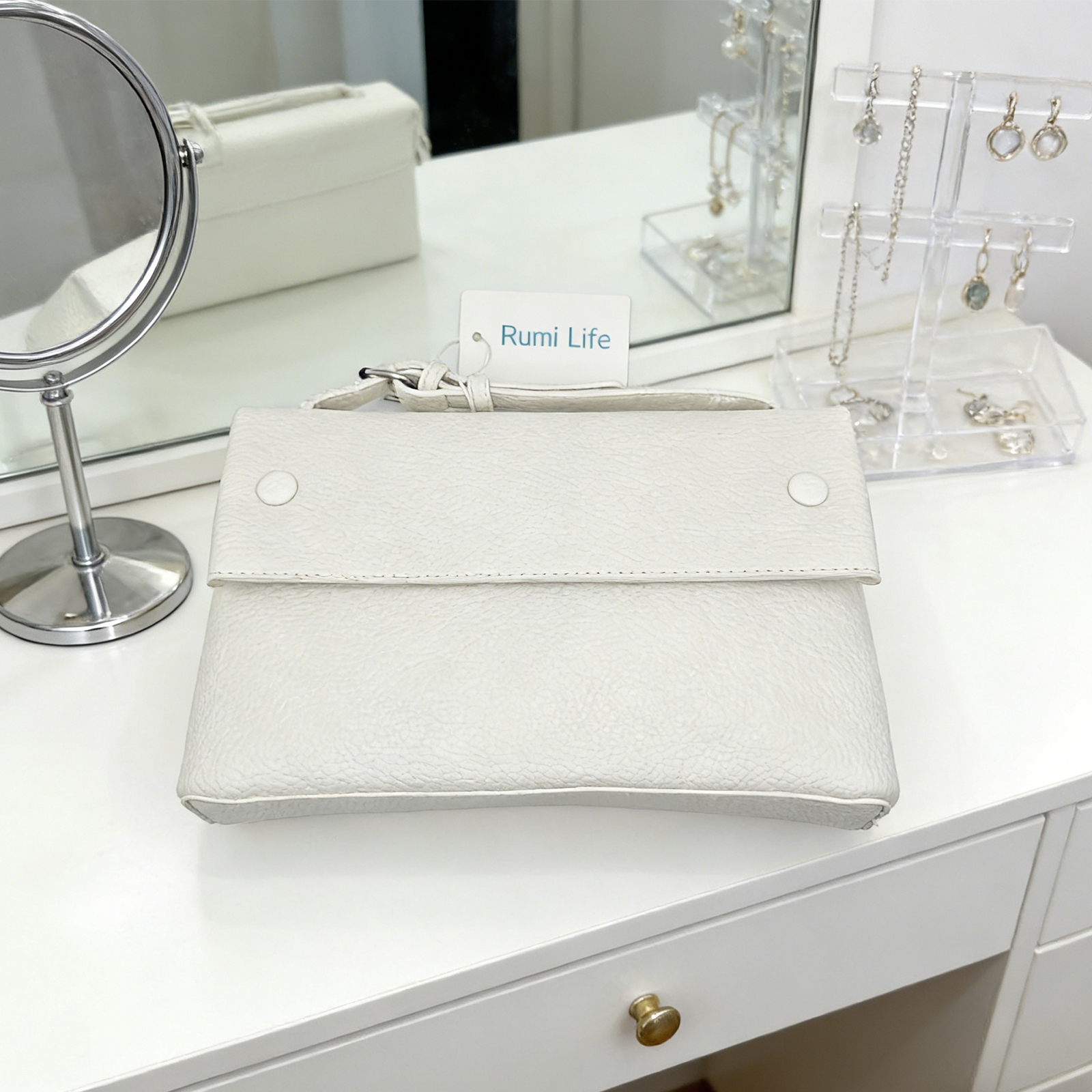 Sac à main tendance blanc simple