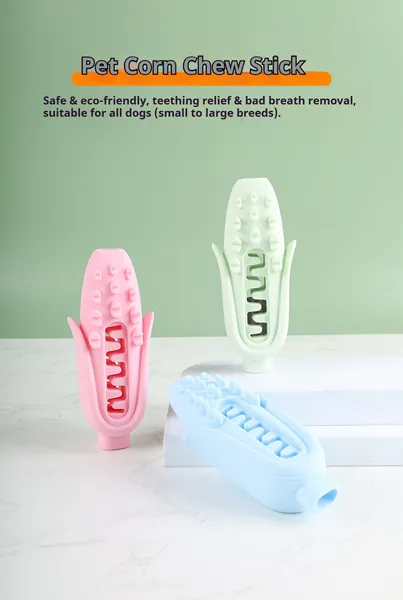 Bâtonnet maïs chien silicone alimentaire dentition résistant