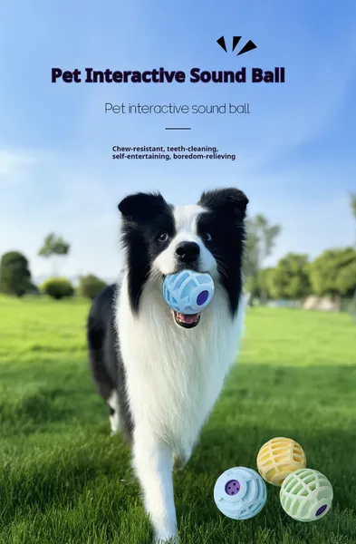 Balle interactive animaux son, jouet vocal amusant