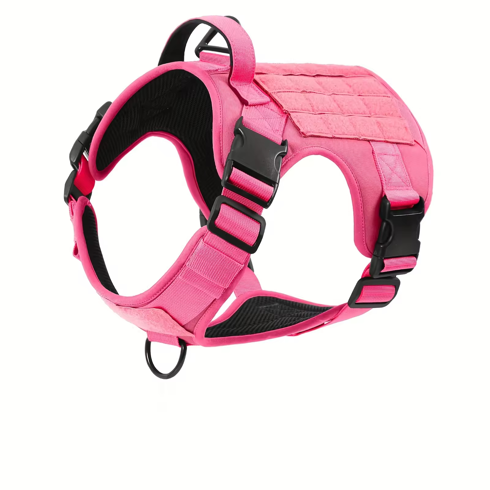Harnais service chien tactique ajustable avec boucles