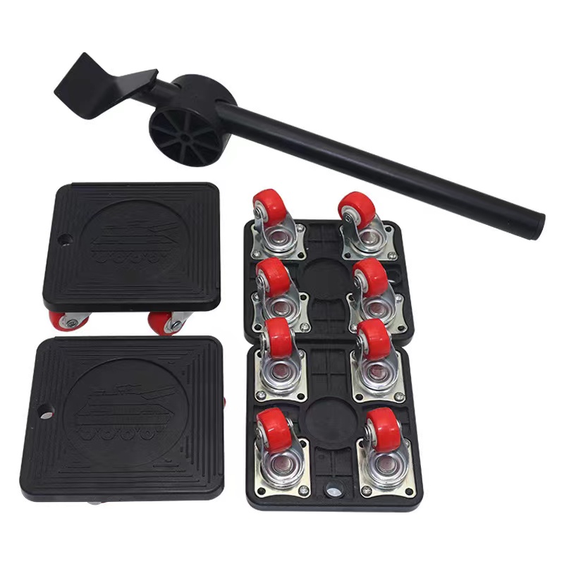 Chariot meuble acier 800 lb roues pivotantes frein silencieux