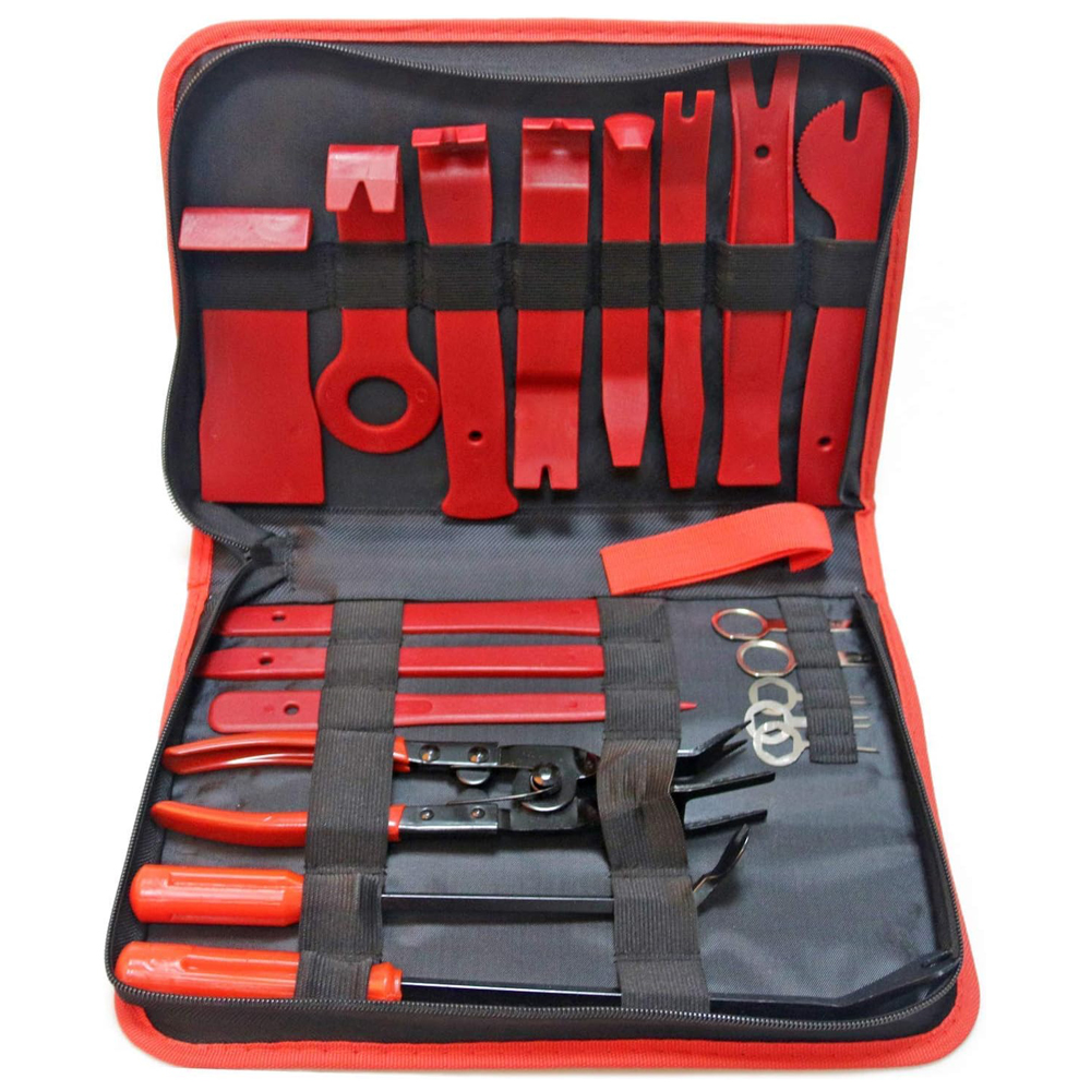 Ensemble 19 pcs retrait garnitures auto outils panneau intérieur