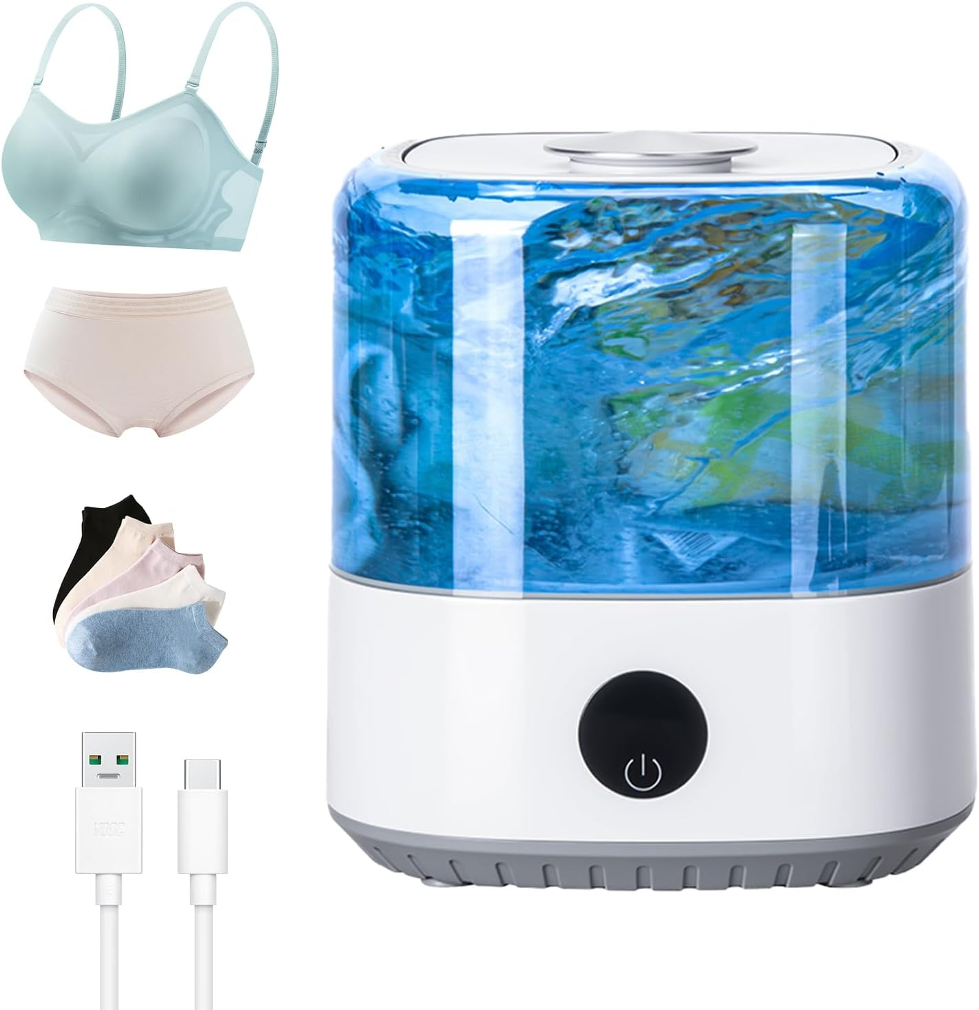 Lessiveuse portable USB 3L 3 modes