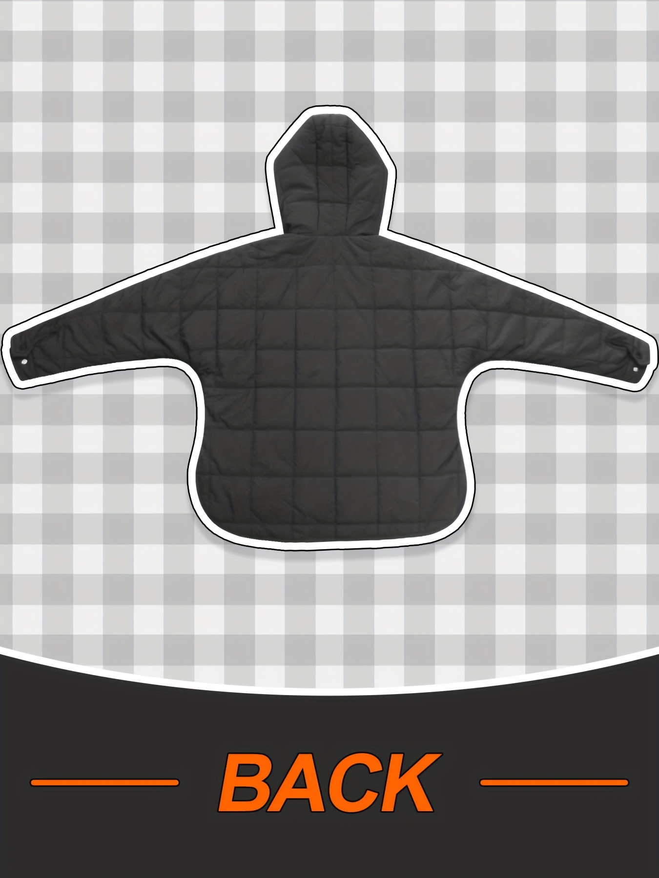 Hoodie hiver grand format design minimaliste